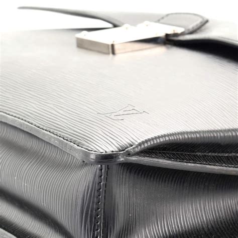 louis vuitton robusto 2|LOUIS VUITTON Epi Robusto 2 Compartment Briefcase Black .